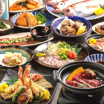 【牡丹コース】ブリしゃぶ堪能★贅沢宴会にお薦め！渾身の和食を堪能◎2.5時間飲み放題8品5500円
