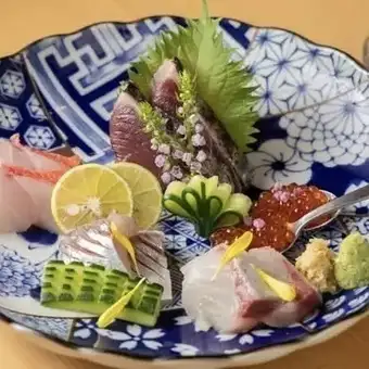 太刀魚や鱧、とうもろこし、夏の旬魚盛り合わせ全9品【夏清和コース】日本酒含む2時間飲み放題付