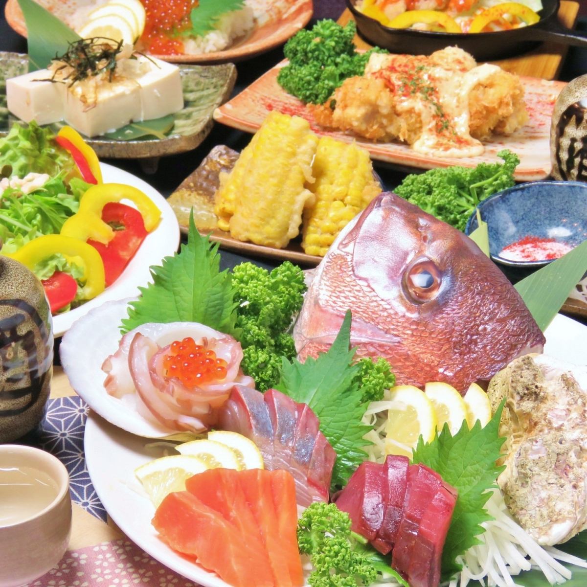 Courses with all-you-can-drink start from 4,000 yen! Suitable for various parties!