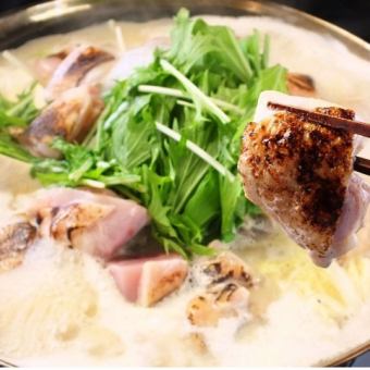 ★Teppanyaki Salt Chanko Nabe Course ~Ro~ [7 dishes] + [All-you-can-drink for 3 hours] 4500 → 4000 yen
