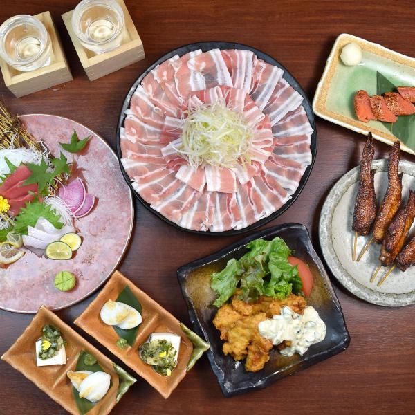 限定特価！【個室宴会】4500円～　飲み放題3時間で大好評実施中♪