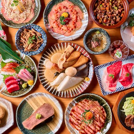 ■3H飲み放題付『万福（まんぷく）コース』♪宴会予約受付中〈全10品〉7000円⇒6000円
