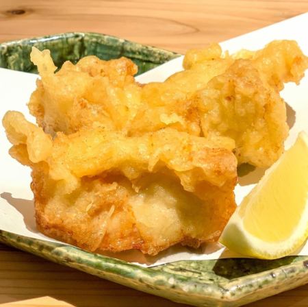 Chicken tempura with special batter