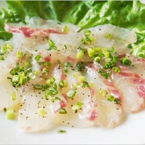 Fresh fish carpaccio today