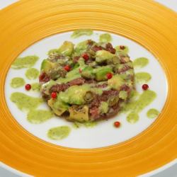 馬肉のタルタル