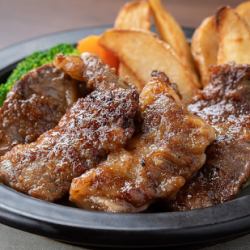 国産牛の中落ちカルビ焼き弁当　100g