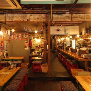 １Fを貸切すればドーンと突き抜けて80名様まで宴会出来ちゃいます！