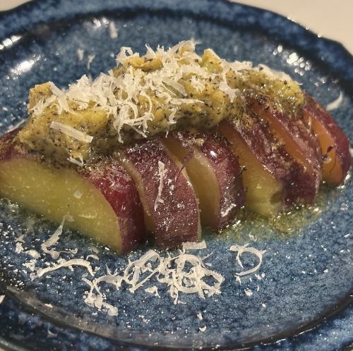 Sweet Potato with Tea Butter Sauce