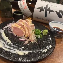 寺新鶏 炙りタタキ