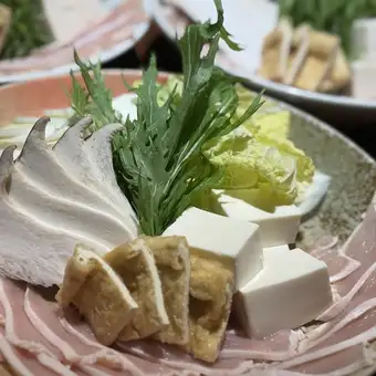 【忘年会】朝引き地鶏のしゃぶしゃぶコース