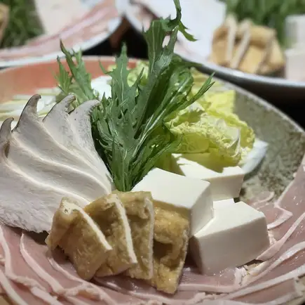 [Year-End Party] Shabu-Shabu Course featuring freshly slaughtered free-range chicken