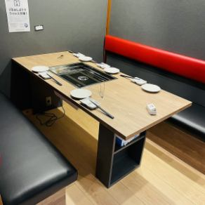 Private room seats where you can enjoy your meal without worrying about the eyes