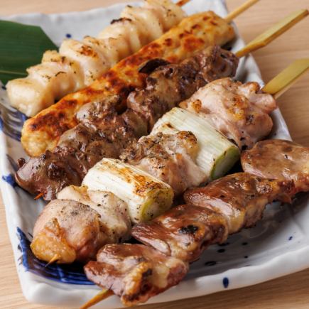 Limited until October: [2-hour all-you-can-eat and drink] 14 dishes including our all-you-can-eat charcoal grilled yakitori "Toriko" 2,870 yen ⇒ 1,980 yen