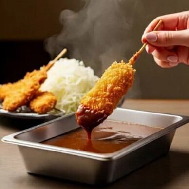 揚げたて熱々串カツ食べ飲み放題3500円！