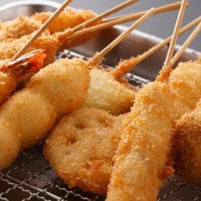 串揚げ＆焼き鳥が食べ放題！忘年会に最適な満足コースが3,480円で楽しめる。