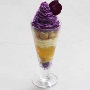 [24 Autumn/Winter Limited Edition] Purple Sweet Potato and Apple Mont Blanc Parfait