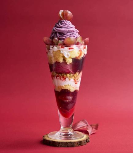 【Sweets】葡萄のモンブランパフェ