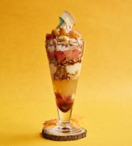 【Sweets】キャラメルりんごとカスタードのパフェ