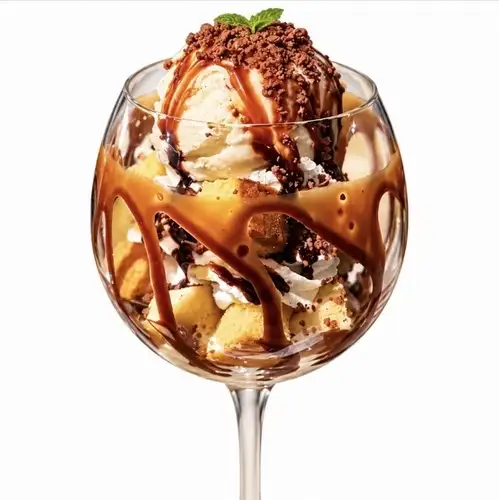 Nighttime Sweet Banana Chocolate Parfait / Nighttime Sweet Strawberry Parfait