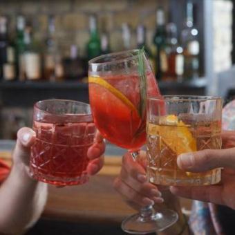 [Women only] 3 hours of all-you-can-drink with 1 food item for 4,000 yen girls' get-together plan