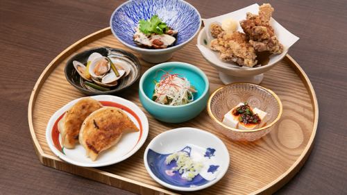 A light drink set meal