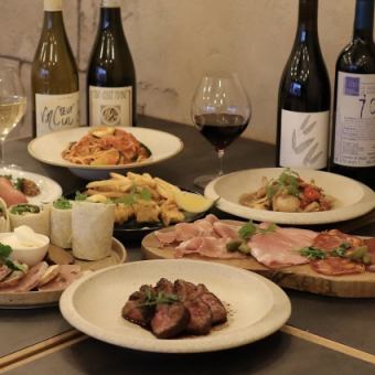 【新年会向けSPECIAL PLAN】豪華に満喫！メインは赤身肉の炭火焼♪飲み放題付⇒全10品6000円