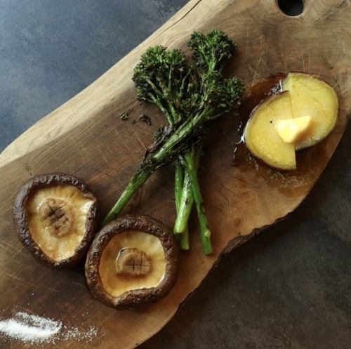 おまかせ炭火野菜３種盛り合わせ