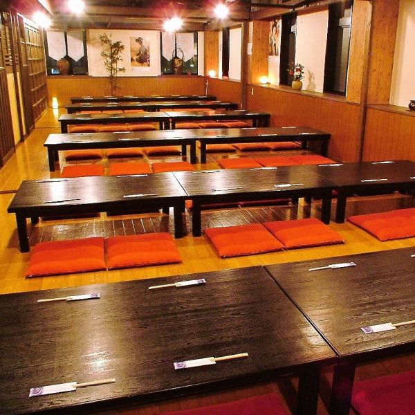 2F can party for 10 to 100 persons in a private private room, ♪ You can use it spaciously.