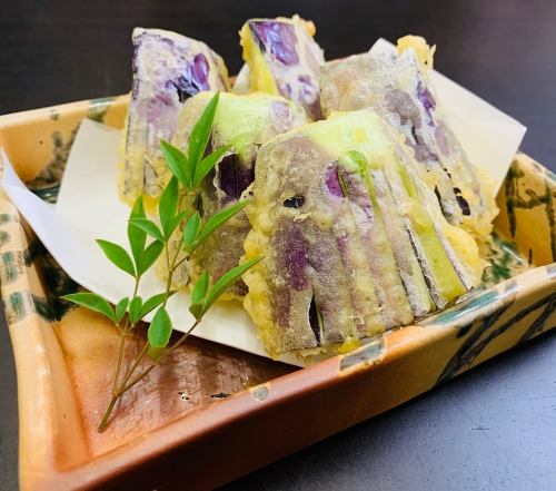 佐土原茄子の天ぷら