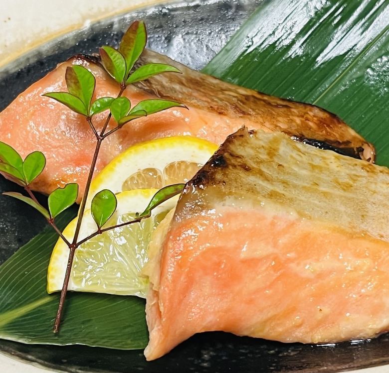 サーモンの自家製西京焼き