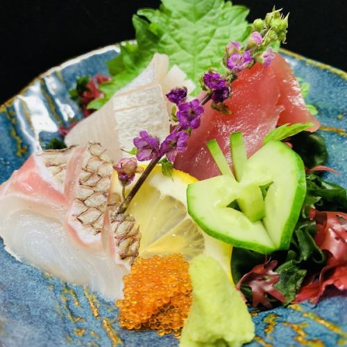 鮮魚の刺身盛りプレゼント