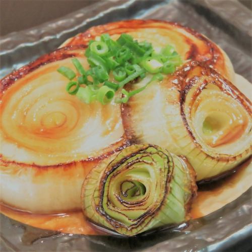 新玉葱のステーキ