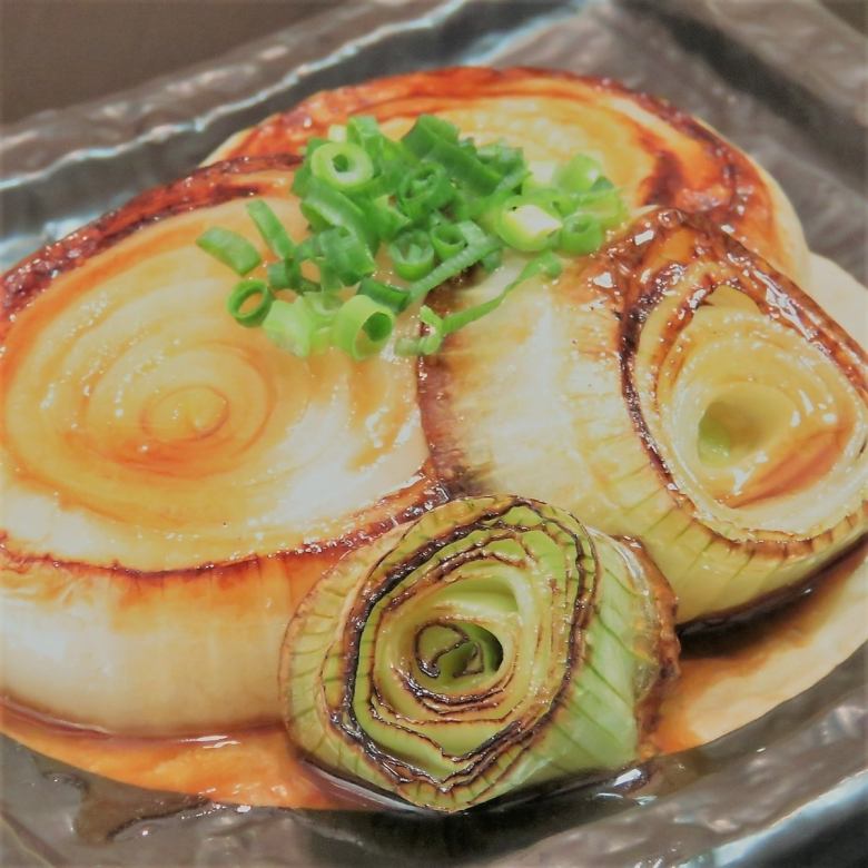 新玉葱のステーキ