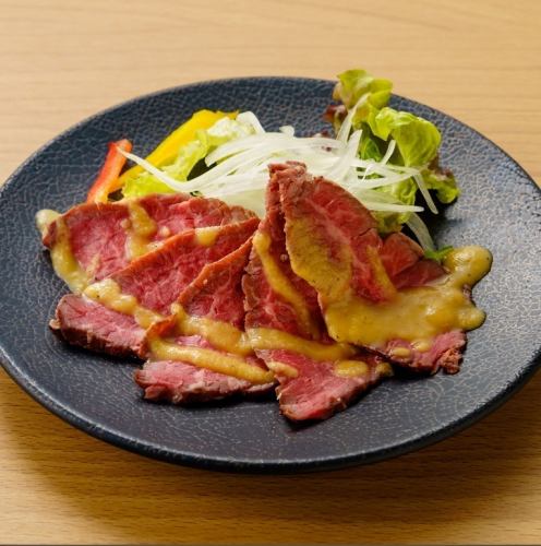 "Our recommended menu" Harami-chan roast beef