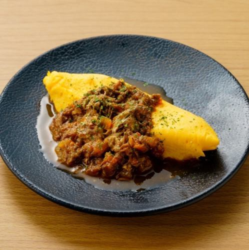 Harami-chan beef tendon omelet