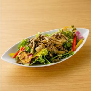 4 kinds of mushroom salad ~ Kawagoe soy sauce sesame dressing ~