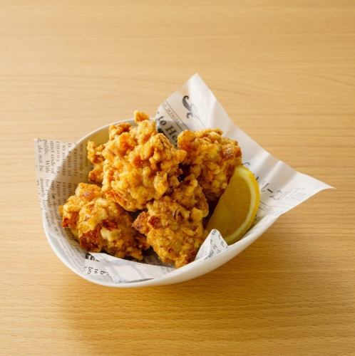 So fried chicken "fried chicken made from Soka rice crackers"