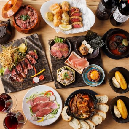 [High class] Meat! Meat! Meat! All-meat course [3,980 yen/8 dishes/2 hours all-you-can-drink]