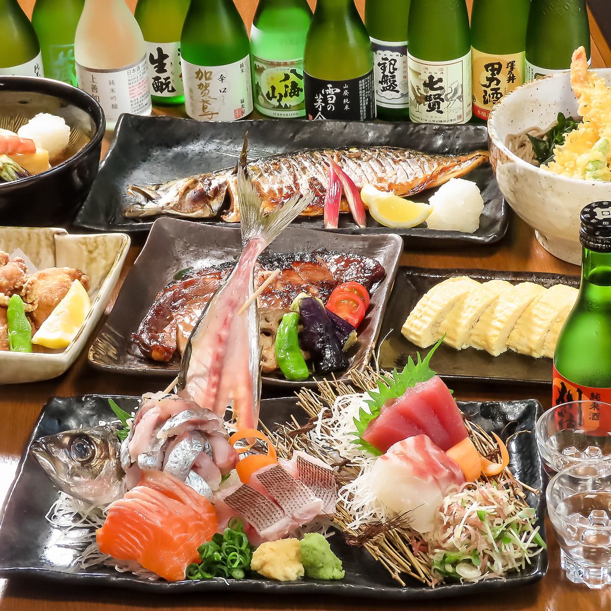 日本酒と種類豊富な魚料理・日本料理が楽しめる酒場『おざわ』