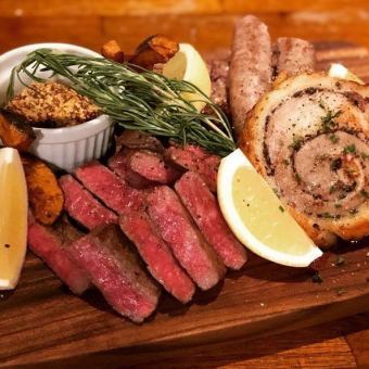 【非常饱腹！】Carne Misto（肉类拼盘）套餐 5,000日元