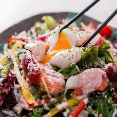 Avocado Seafood Salad ~ Caesar Dressing ~