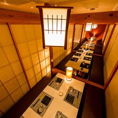 Our proud private room space has a great atmosphere and is recommended for spending a nice day ◎Please come to our restaurant for various parties near Yurakucho, Hibiya, Ginza, and Shinbashi.We offer banquet courses with all-you-can-drink options starting from 3,480 yen, which is a great deal even if you're prepared for a loss! Please enjoy our seasonal flavors that we are proud of!