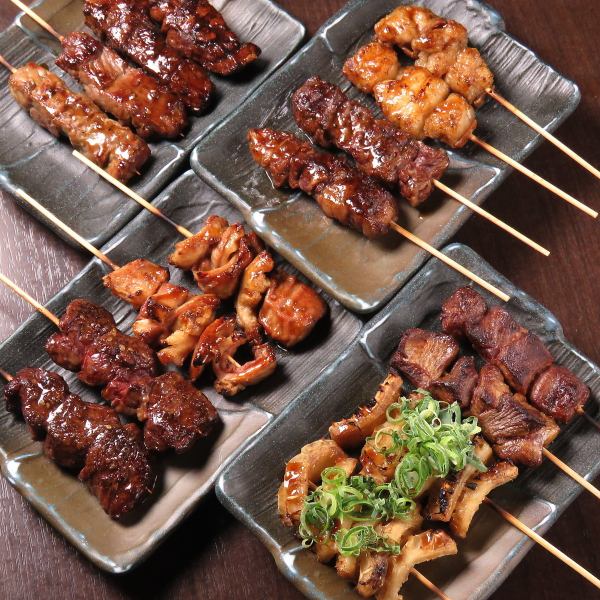 We have a large selection of beef skewers ◎ Please enjoy with the legendary tail boiled ...