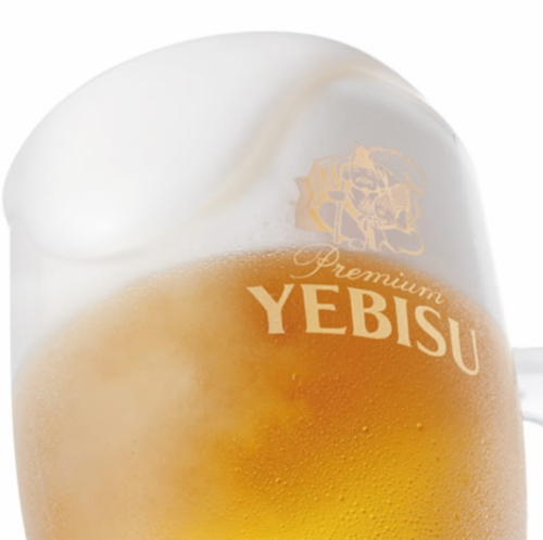 エビスビールで乾杯を♪