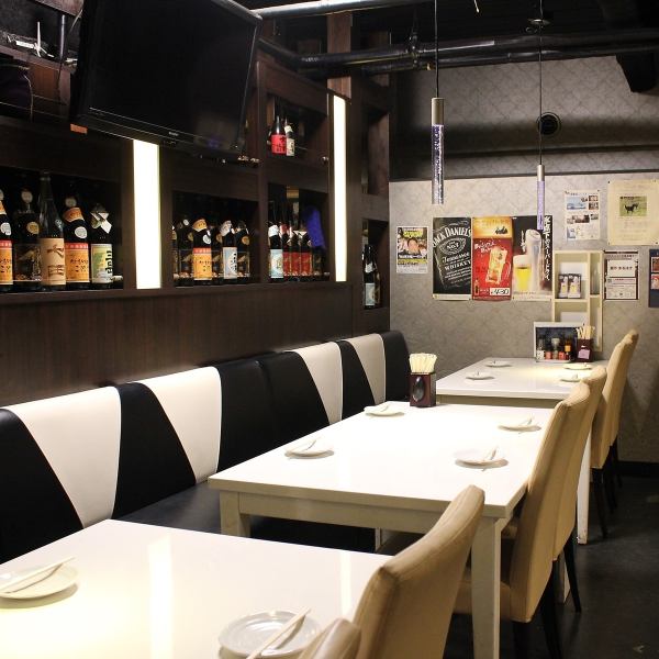 [Private reservations for 15 to 24 people are negotiable♪] This space is perfect for private reservations for a medium number of people.Please come to our restaurant for parties.◆It has a stylish atmosphere and there are sports programs on the TV!!From the outside, There is a space that you can't even imagine.Private store rentals are available from 200,000 yen to 300,000 yen on Fridays, Saturdays, Sundays, and holidays.