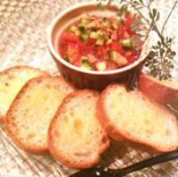 トマトのブルスケッタ