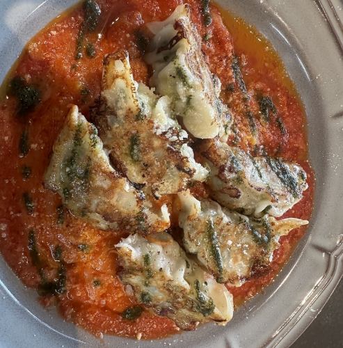 長生村のニラたっぷりイタリアン餃子