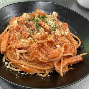 アマトリチャーナスパゲッティ
