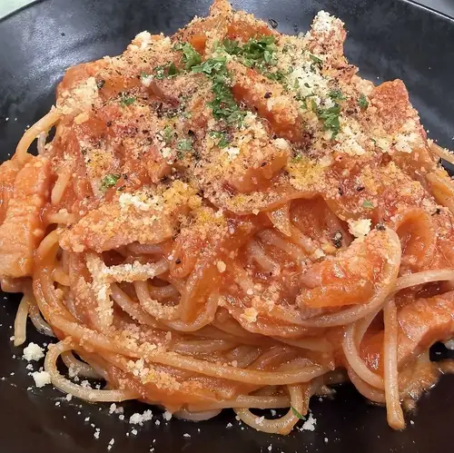 アマトリチャーナ　スパゲッティ