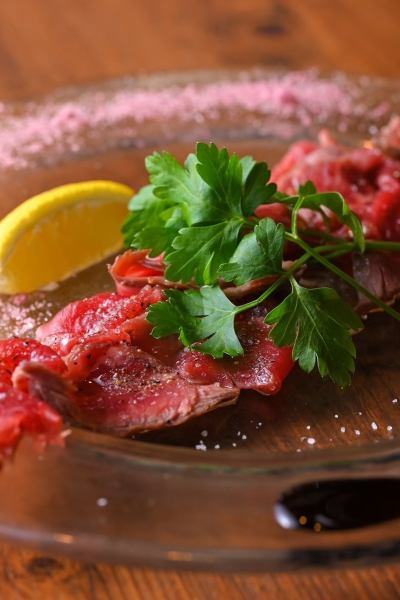 【牛肉のカルパッチョ】